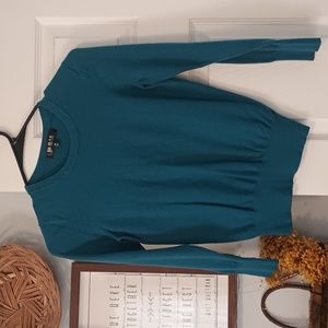 Mak fitted blue sweater